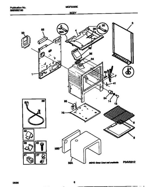 Frigidaire Mgf Beda Frg V Gas Range Parts And Accessories At