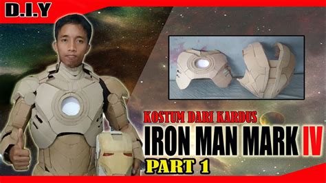 Membuat Kostum Iron Man Dari Kardus Part 1 Youtube