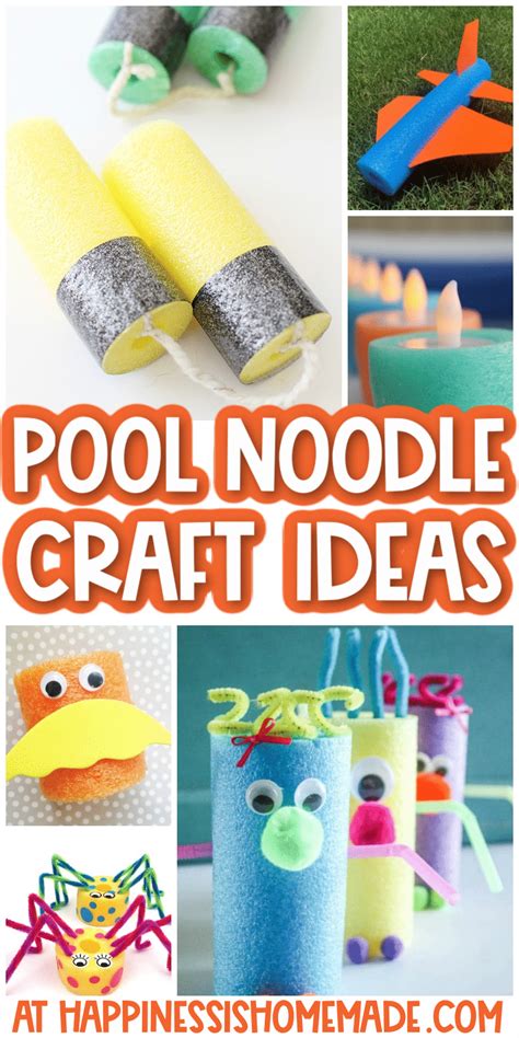 Pool Noodle Crafts For All Ages Pool Noodle Crafts Pool Noodles