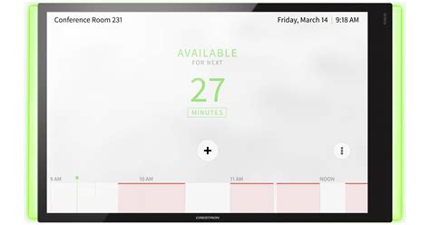 Crestron TSW 1070 LB Room Availability Light Bar TSW 1070 LB B S