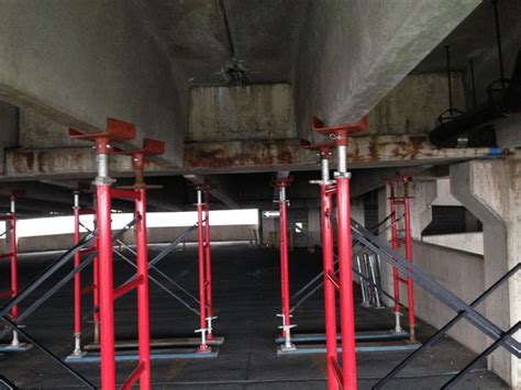 Check Out This Cool Shoring Job At The Morristown Pa Parking Garage In