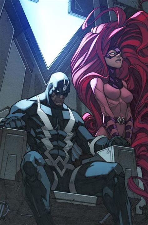 Comic Book Artwork Black Bolt And Medusa By Joe Madureira Marvel