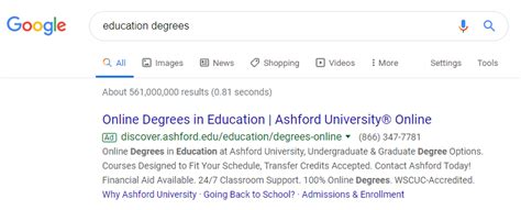 Ashford University Degree