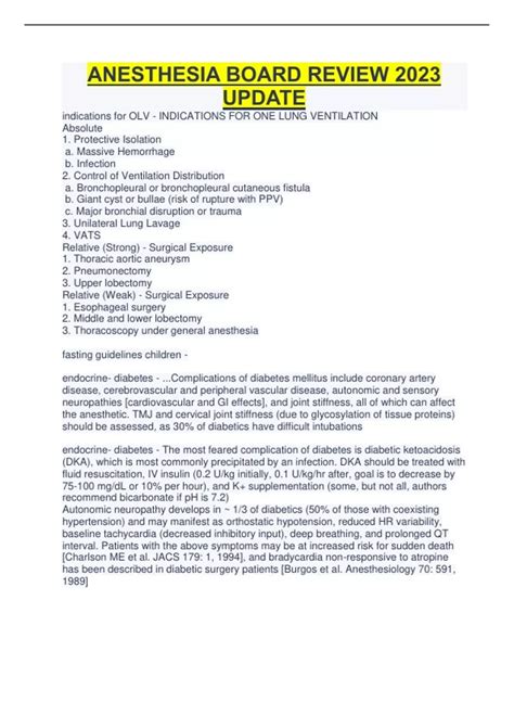 Anesthesia A Comprehensive Review 5e 5