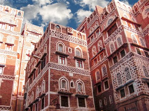 Traditional buildings in the old city of Sanaa, Yemen [Building] : r