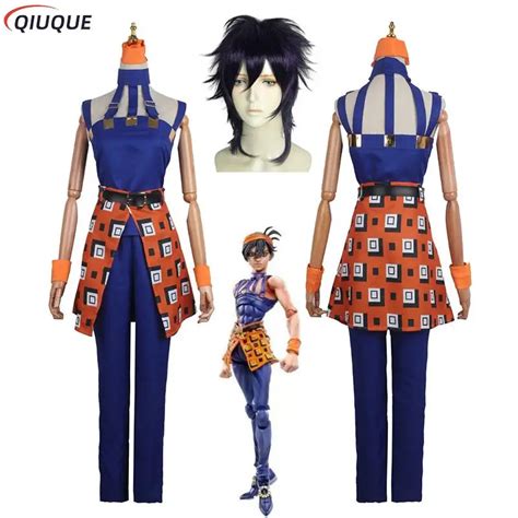 Disfraz De Jojo S Bizarre Adventure Ghirga Narancia Unisex Traje De