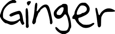 ginger font fontsucom