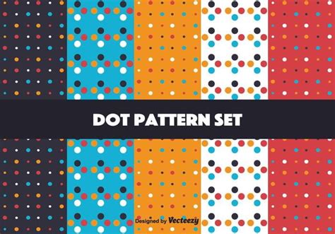 Bright Dot Pattern Set Eps Vector Uidownload