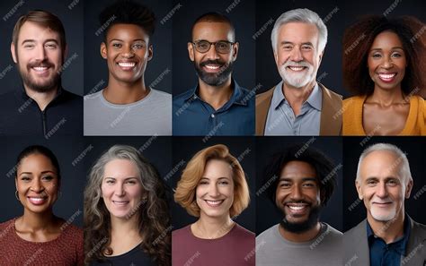 premium photo collage    people  age  gender