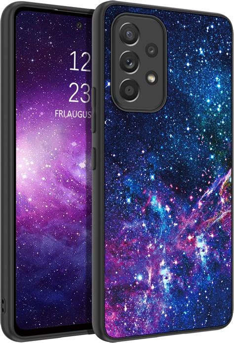 Bentoben For Samsung Galaxy A53 5g Case Glow In The Dark Nebula Galaxy