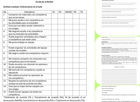 Instrumentos De Evaluación Ejemplos De Guia De Observación Diario De