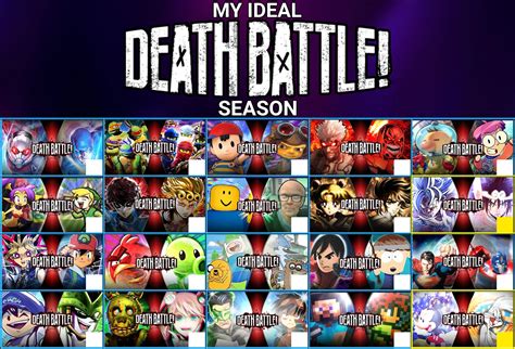 ideal death battle season    tns   btw fandom