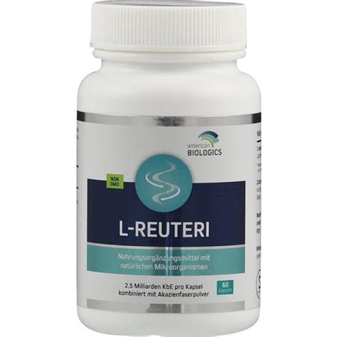 L-Reuteri, 60 veg. capsules - American Biologics - VitalAbo Online Shop ...