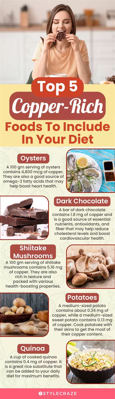 20 Best Foods High In Copper And Their Health Benefits