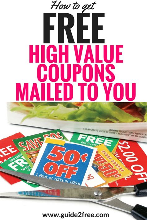 FREE Coupons By Mail Email Companies To Get High Value Coupons Free