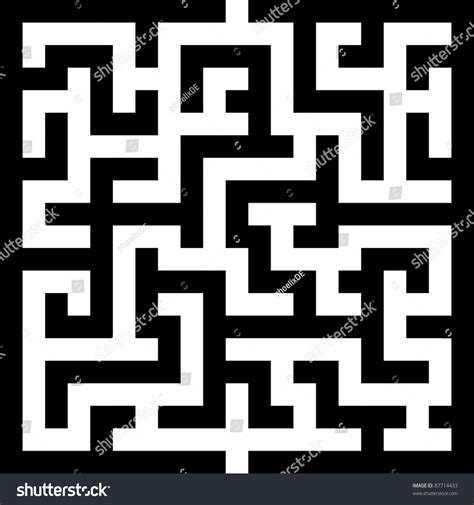 Illustration Abstract Vector Maze Eps 8 Stock Vector Royalty Free