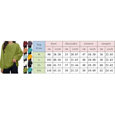 Womens Long Sleeves Tops Casual Solid Color Loose Crew Neck Drop