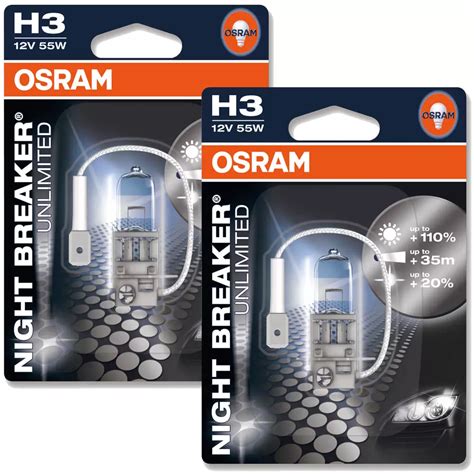 Osram Night Breaker Unlimited H3 Twin Vootz