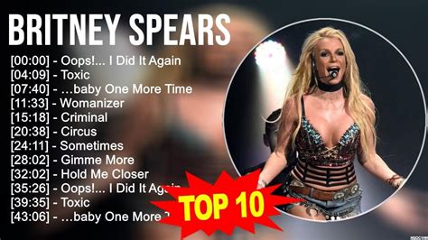 B R I T N E Y S P E A R S 2023 Mix ~ Top 10 Best Songs ~ Greatest Hits