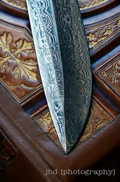 Hand Forged W Pattern Damascus By Sid Suedmeier Hand Engraving