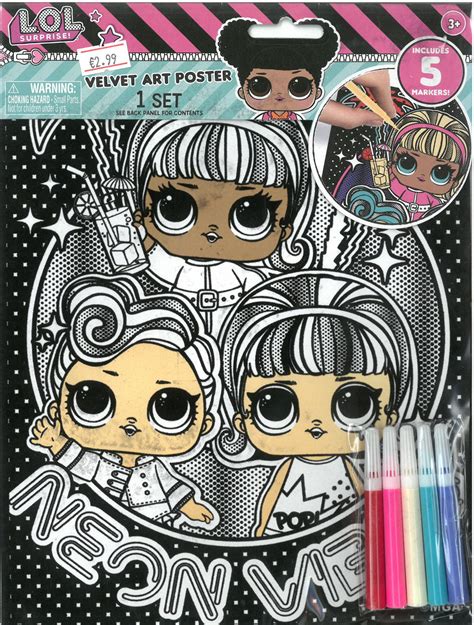 Lol Surprise Velvet Art Poster 1 Set M And G Anastasiou Printing