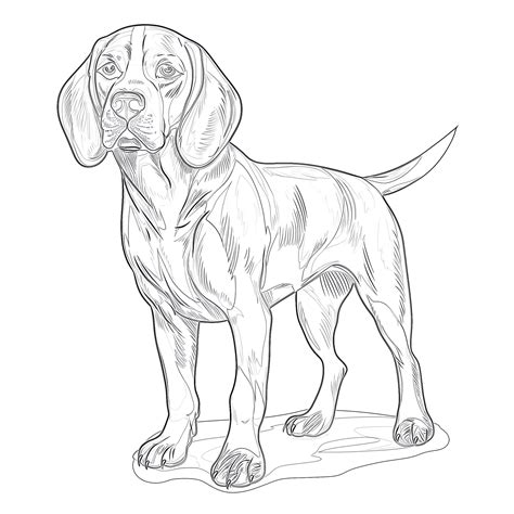 Beagle Coloring Pages Printable [2025]