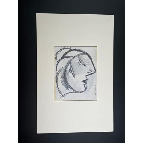 Pablo Picasso Lithograph Head Guernica Ltd Edition Study Custom Frame