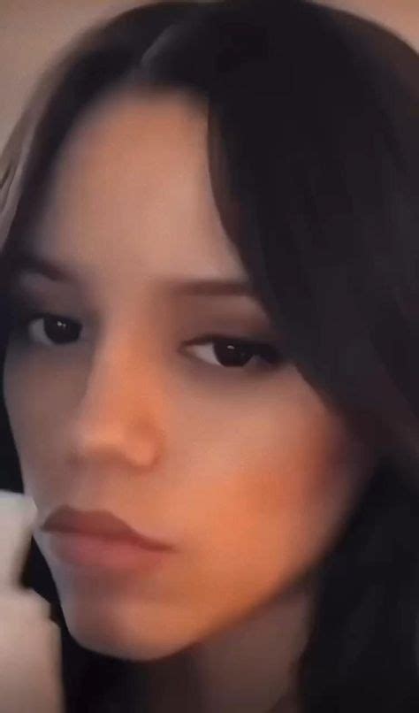 Jenna Ortega Jenna Ortega Cute Brunette Shocked Face