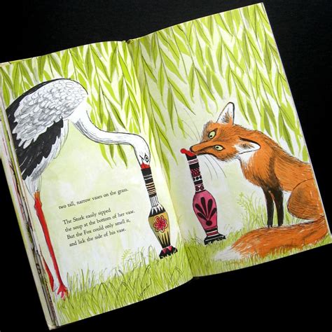 Vintage Book Three Aesop Fox Fables Illustrated By Paul Etsy