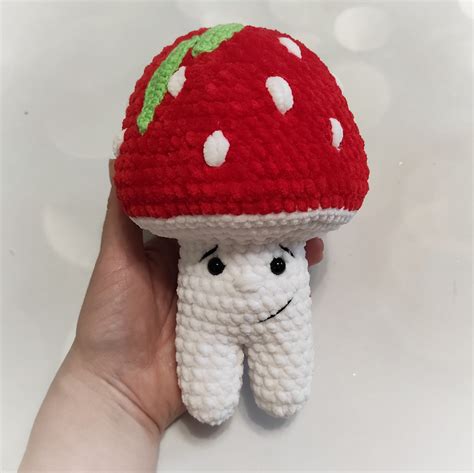 Crochet Mushrooms Pattern Amigurumi Plush Mushrooms Etsy