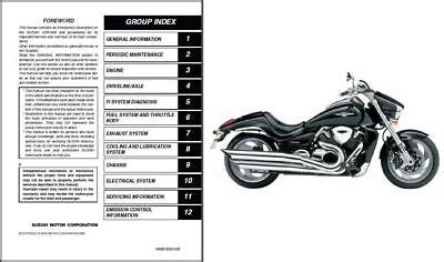 2009 Suzuki Boulevard M109r Service Manual Pdf Reviewmotors Co