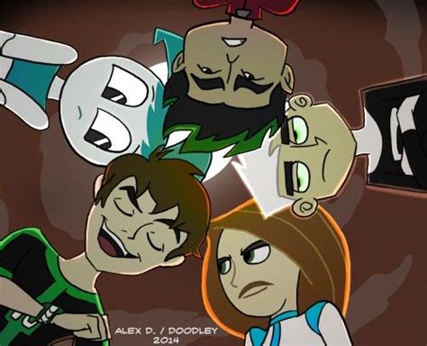 Ben Ten Kim Possible Danny Phantom Jake Long And Xj 9 Disney Pixar