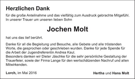 Traueranzeigen Von Jochen Molt Ostalbtrauer