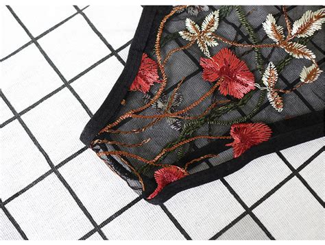 Sexy Floral Lace Black And White Lingerie Set On Luulla