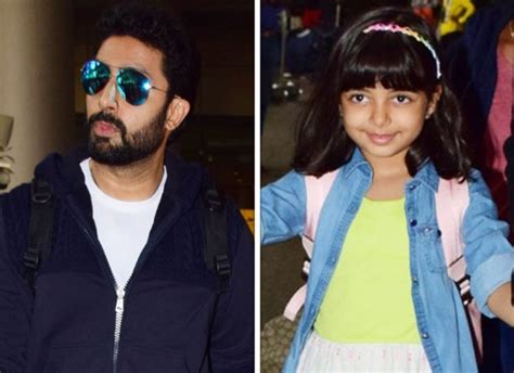 Aaradhya Bachchan And Abhishek