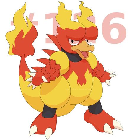 Pokemon 126 151 Magmar By S Betatti On Deviantart Pokemon Pokemon