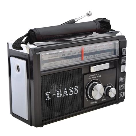 ᐉ Радиоприемник аккумуляторный USB+SD+FM+AM Golon RX 381 Черный ...