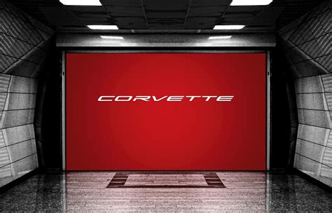 Corvette Aluminium Garage Wall Sign Etsy