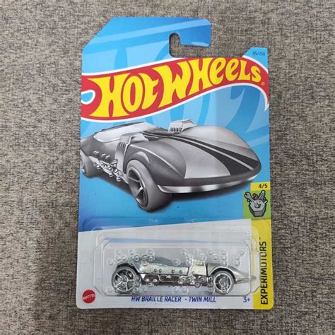 Hot Wheels HW Braille Racer Twin Mill Chrome
