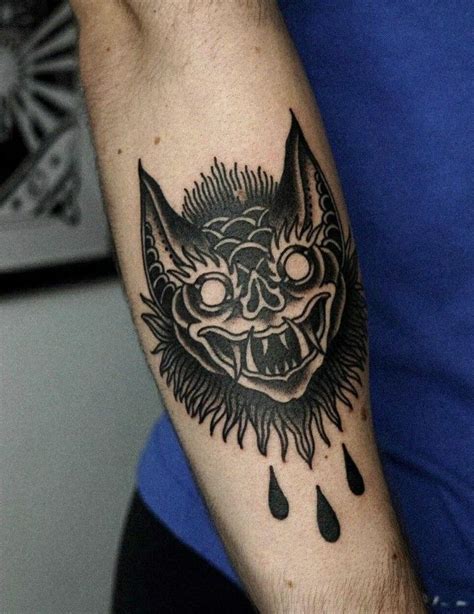 Bat tattoo | Black ink tattoos, Feminine tattoos, Tattoos for guys