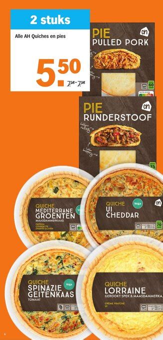 Alle AH Quiches En Pies Aanbieding Bij Albert Heijn