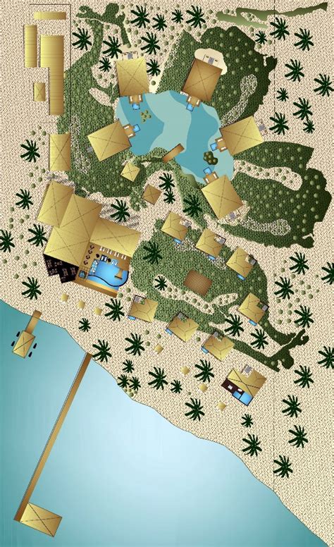 Resort Map | El Secreto Belize | Belize