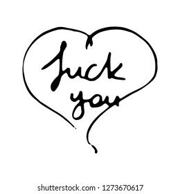 Im Genes De Fuck You Calligraphy Im Genes Fotos Y Vectores De