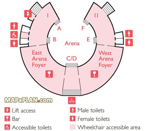 Royal Albert Hall detailed seat numbers seating plan - MapaPlan.com