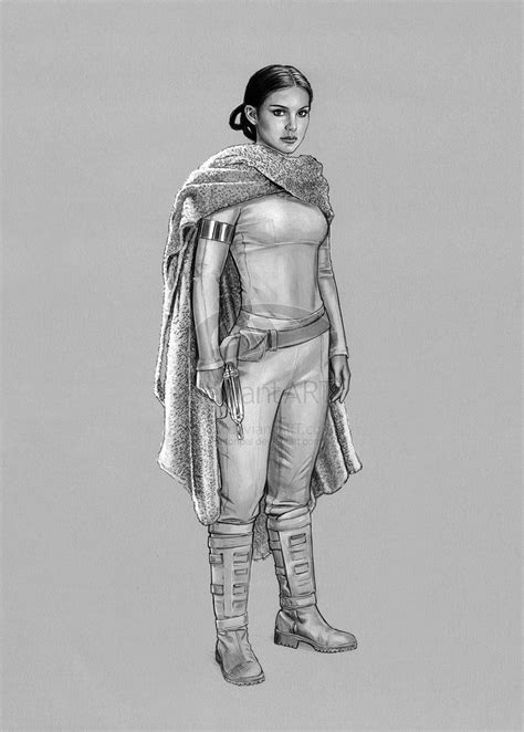 Padme The White Outfit By Jasonpal On Deviantart Star Wars Drawings Star Wars Episode Ii