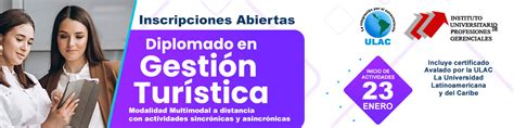 Diplomado en Gestión Turística IUPG