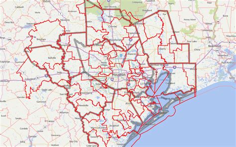 Houston Area School District Map - Maping Resources