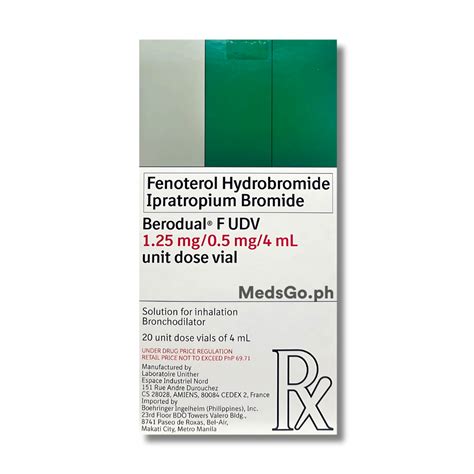 berodual  udv fenoterol hydrobromide ipratropium bromide mg