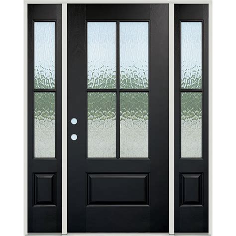 Entrance Doors With Side Lights Fiberglass