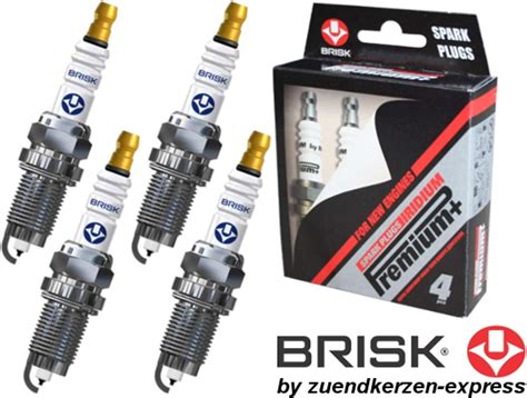 Amazon.fr : Brisk Iridium Premium+ Plus P4 1622 Lot de 4 bougies d'allumage